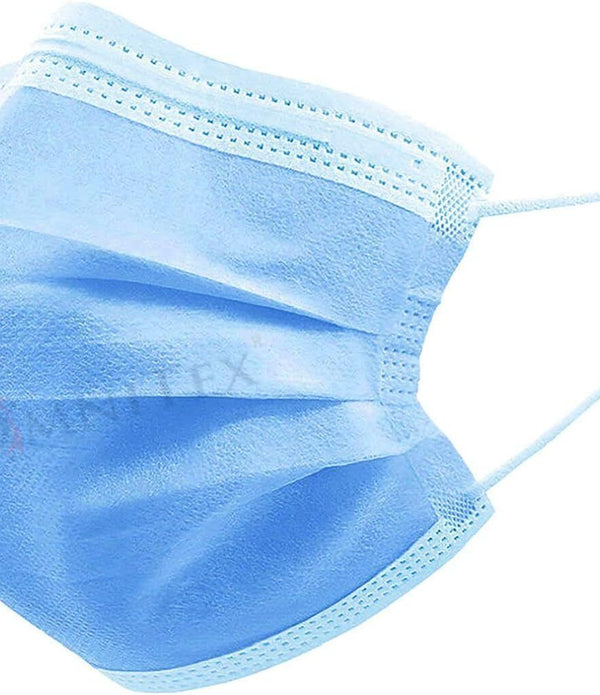 Omnitex Type IIR Blue Surgical Masks - 3-Ply Protection