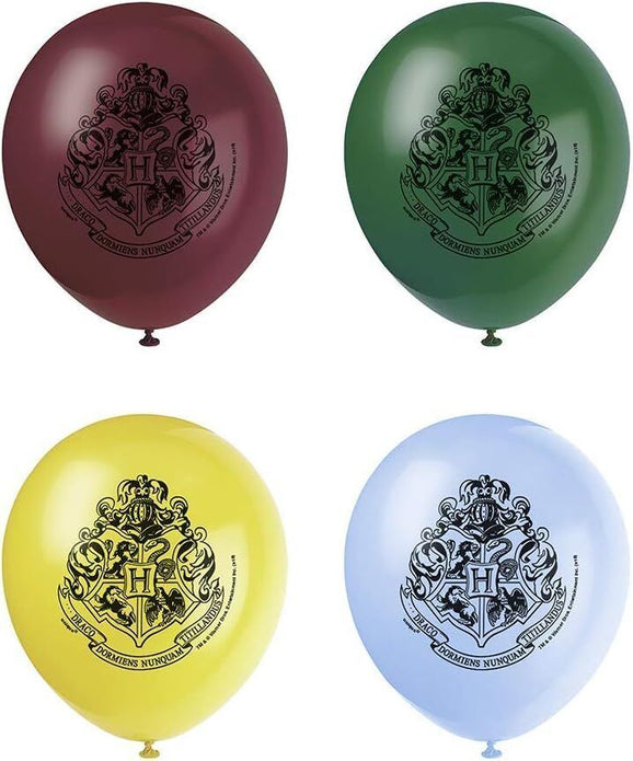 Unique 59075 Latex Balloons-12 | Harry Potter | 16Pcs, Multi, 12"