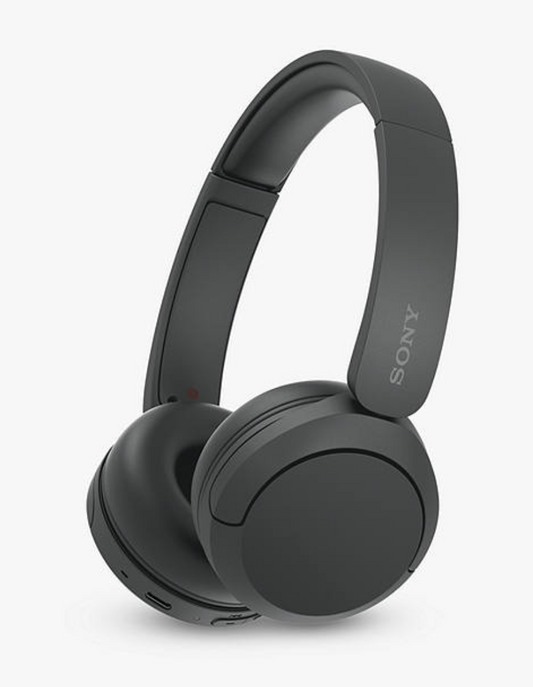 Sony WH-CH520 Bluetooth Wireless On-Ear Headphones With Mic/Remote, Black