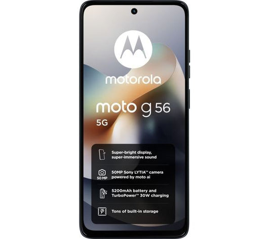Motorola Moto G56 256GB Black Unlocked & SIM Free Smartphone