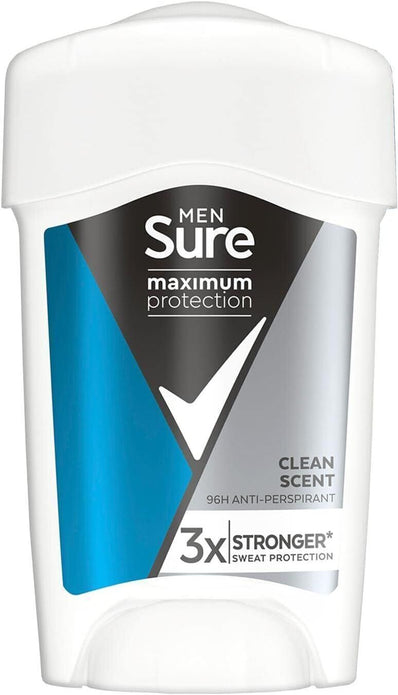 3 PACK Sure Men Max Protection 48h Anti-Perspirant Deo 45ml