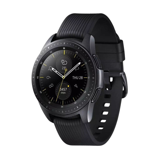 Samsung Galaxy Watch (LTE, 42mm) Black Stainless Steel Case + Black Strap