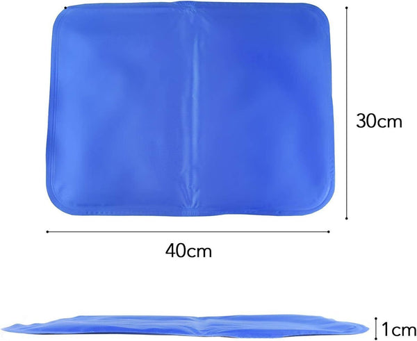 Vinsani Cool Gel Pad Pillow Inlay, Pack of 2 for Natural Comfort