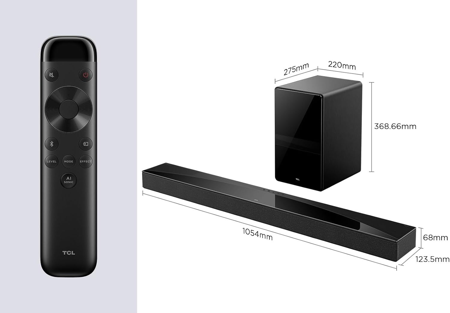 TCL Q75HK 5.1.2 Wireless Sound Bar with Dolby Atmos & DTS:X