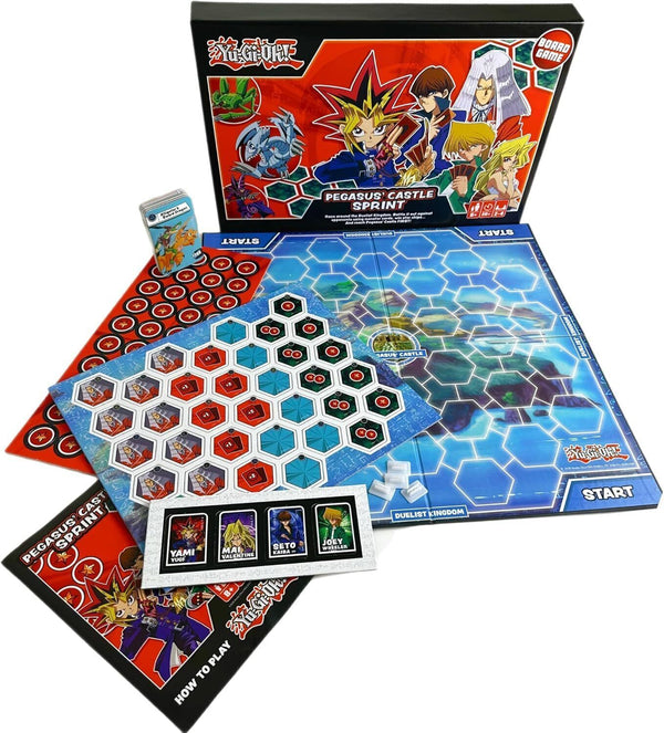 Yu Gi Oh Board Game Pegasus Castle Sprint Gift Toy Race Around The Duelist