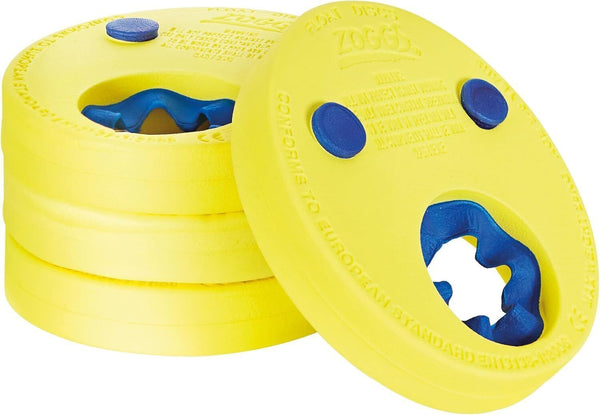 Zoggs Kids Lightweight, Comfortable Foam Float Discs Arm Bands for Swimming 2-6