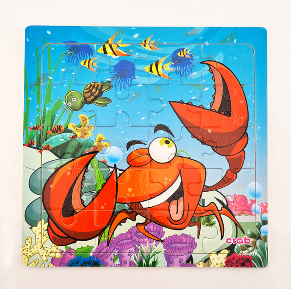 Wooden Jigsaw Puzzles for Kids Animals - Toddler Children Learning Educational