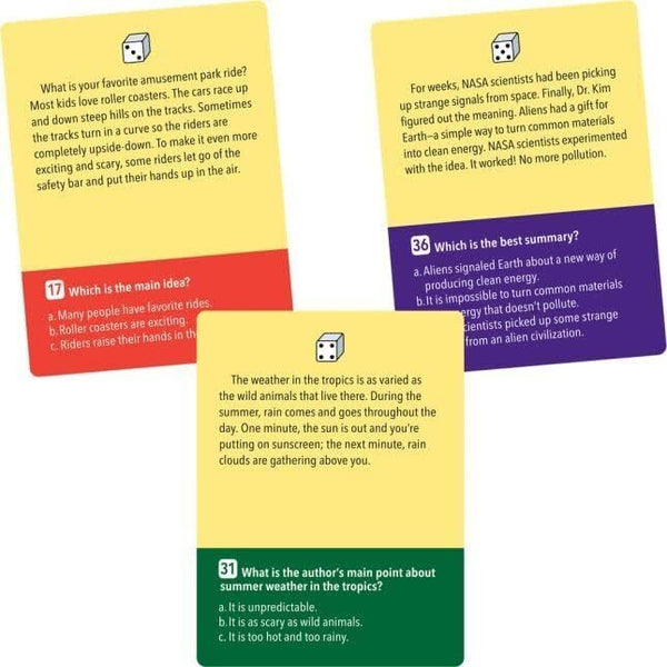 Really Good Stuff Comprehension Game Trio: Main Idea, Summary Grade 4-5