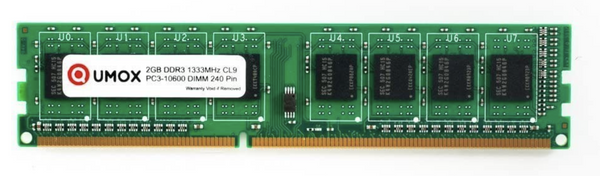 Qumox DIMM MEMORY 4GB (2x 2GB) DDR3 1333 PC3-10600 (240 PIN)