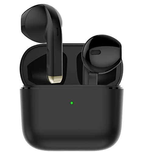 Bluetooth 5.3 Wireless Earbuds, 42H Playtime, 4 Mics, Black-Blue