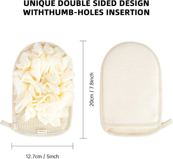 Exfoliating Gloves & Mitts � Double Sided Body Scrub Dead Skin Remover