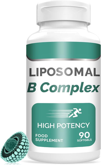 Yipmai Liposomal Vitamin B Complex - High Strength 9 B-Vitamins 90 Capsules