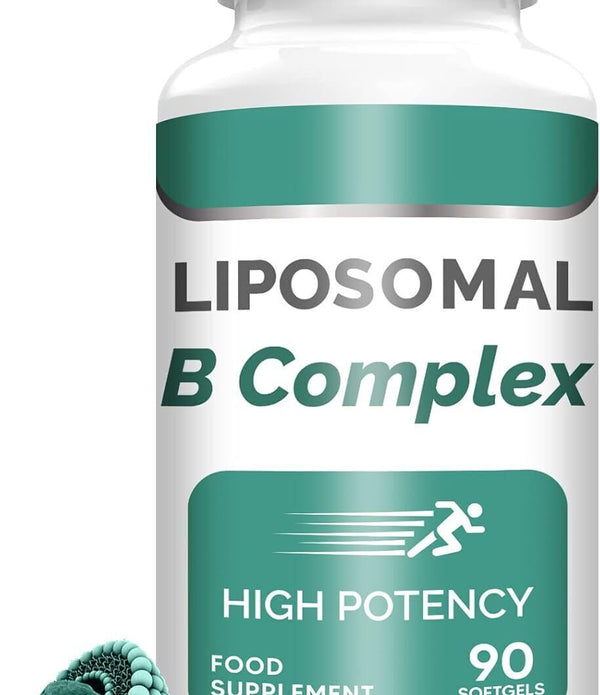 Yipmai Liposomal Vitamin B Complex - High Strength 9 B-Vitamins 90 Capsules