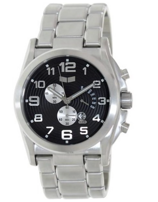 Men's De Novo Chronograph Watch DEV001, Stainless Steel - Black Dial