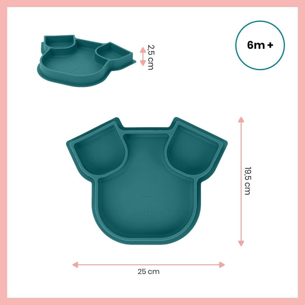 Babymoov Isy´Plate Silicone Dog Feeding Plate - Durable & Non-Slip