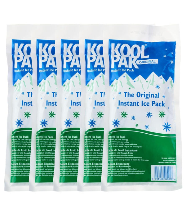 5 Pack Kool Pak Original Instant Chill Packs - 12 x 29cm -EXP 11/26