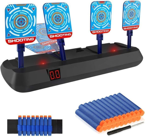 Baztoy Digital Shooting Target - Auto Reset Electric Indoor/Outdoor Game