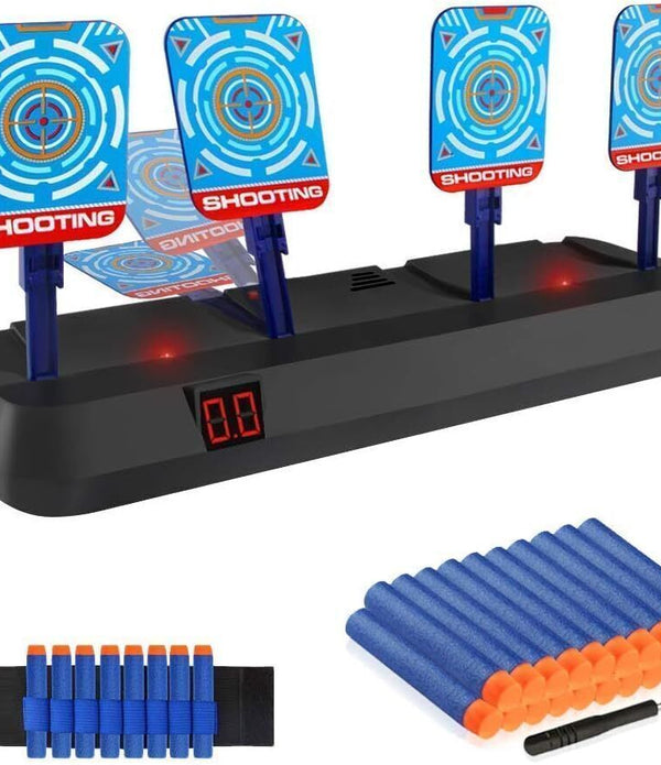 Baztoy Digital Shooting Target - Auto Reset Electric Indoor/Outdoor Game