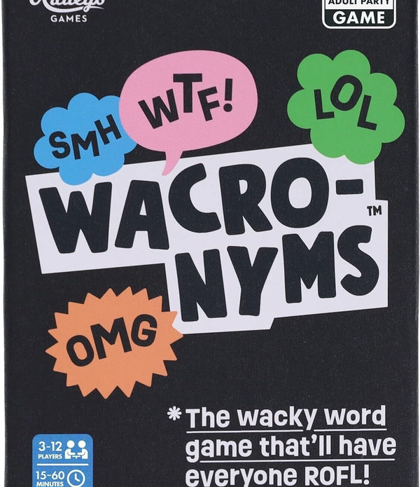 Wacronyms: The wacky word game that will make everyone ROFL! - NEW