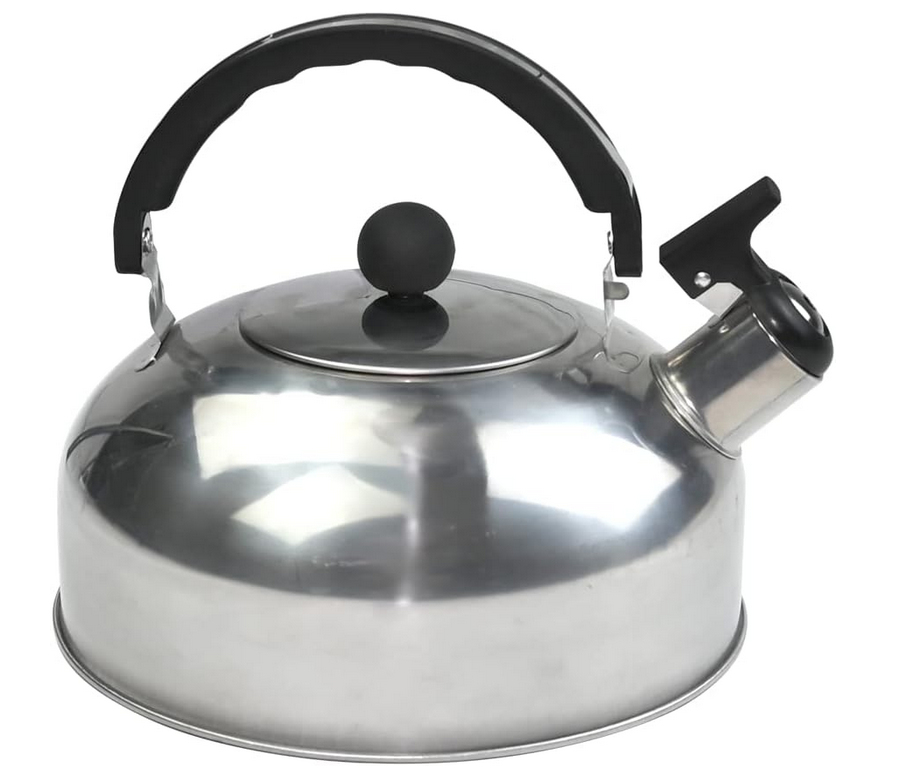 Ram 3L Heavy Duty Whistling Camping Kettle for Gas Stove, Portable Teapot