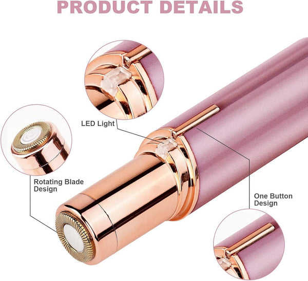 URAQT Facial Hair Remover for Women � Painless Rechargeable Mini Epilator