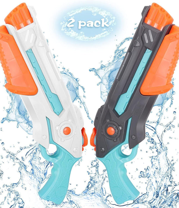 2-Pack Water Guns for Kids & Adults Pool Garden Summer Toy