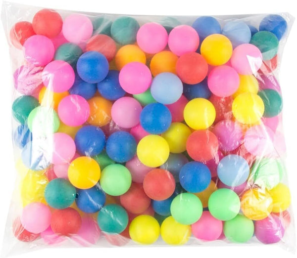 150 Pack Ping Pong Balls - Multi Yellow 40mm, Suitable for Parties & Sports