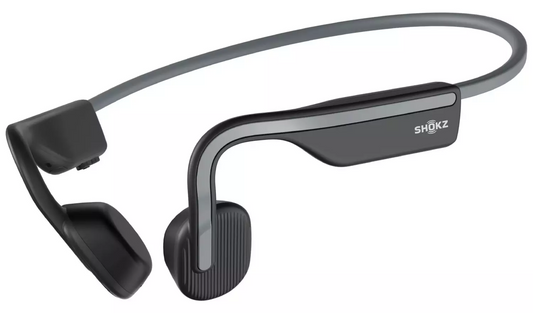 Shokz OpenMove Wireless Bone Conduction Running Headphones Grey