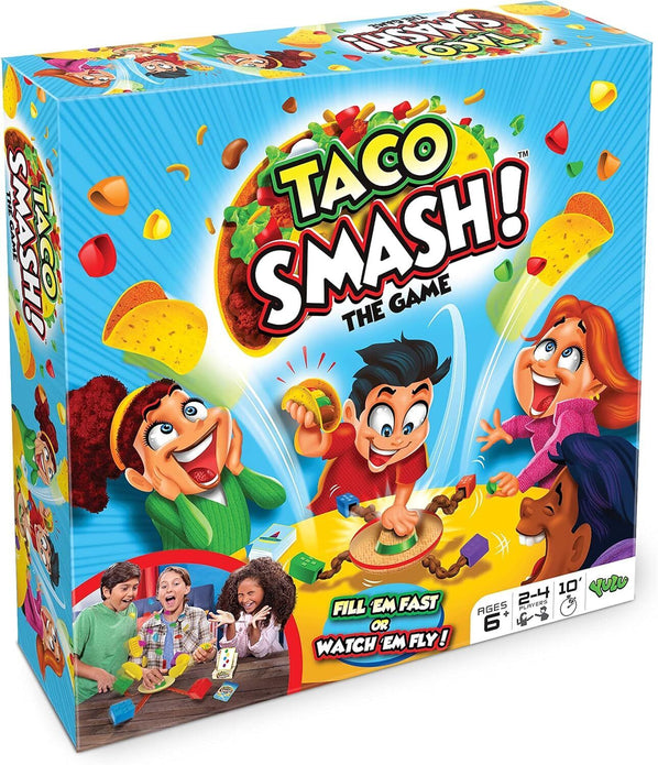 Taco Smash Family Game - Build Taco, Hit Sombrero, Ages 6+