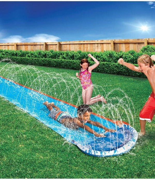 Banzai 16ft Speed Blast Water Slide - Fun Outdoor Summer Toy for Kids