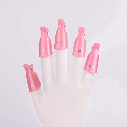 INNICON Acrylic Nail Polish Soak-Off Clips 12ml, Reusable LED/Regular Removal