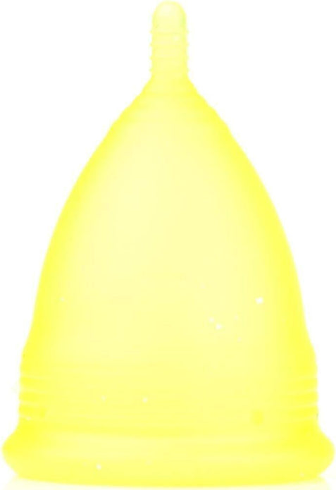 Ved Reusable Menstrual Cup Large - Medical Grade Silicone, Yellow