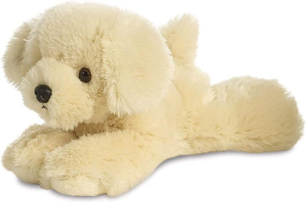 Aurora Mini Flopsies Bailie Golden Retriever Soft Toy, 8", Cream