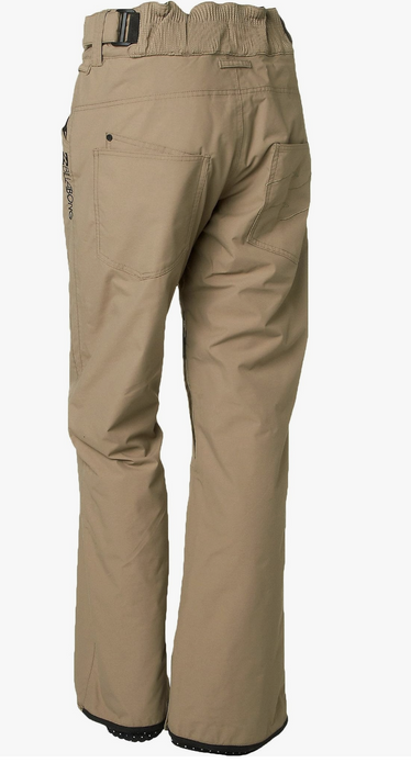 Women's Crushy Ski Snowboard Trousers Pants - Dune, X-Small - Beige - BILLABONG