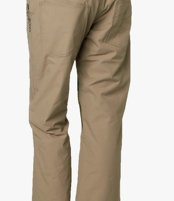 Women's Crushy Ski Snowboard Trousers Pants - Dune, X-Small - Beige - BILLABONG