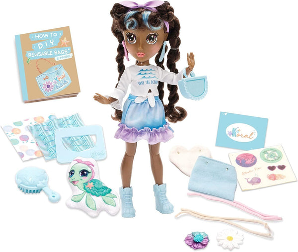 B-Kind Koral Eco-Friendly 31cm Fashion Doll & Accessories, DIY Play New Toy 6+