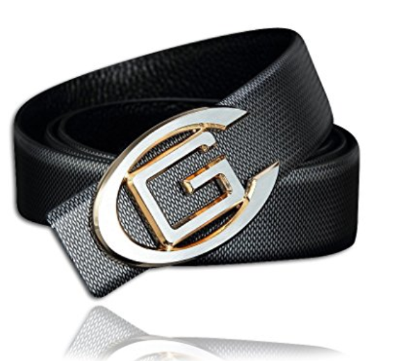 Demon&Hunter Luxury Series Men's Belt Code G-Hunter LU053 (Black / 115CM)