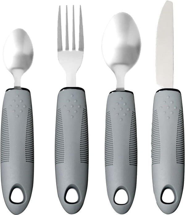 Easy Grip Cutlery Set Eating Aid Comfort Elderly Disabled Utensil Fork Spoon UK