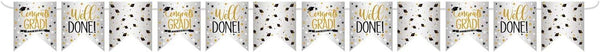 Amscan Graduation Pennant Banner 2.87m 2 Pack Party Decoration