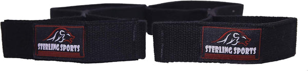 Sterling Sports Weight Lifting Figure 8 Straps Gym Training Padded Cuff Wraps