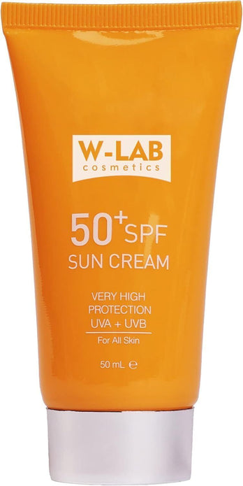 50+ SPF Sunscreen Face Cream - UVA + UVB Protection, Hyaluronic Acid, Collagen