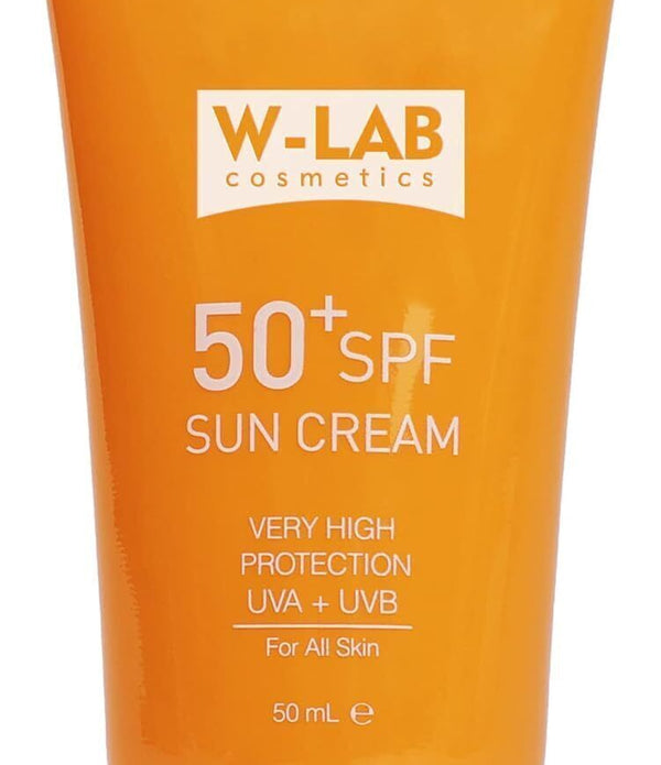 50+ SPF Sunscreen Face Cream - UVA + UVB Protection, Hyaluronic Acid, Collagen