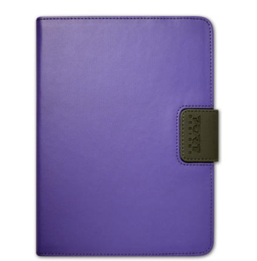 Universal Tablet Case by Port Designs for 7" to 8.5" Tablets - Purple/Grey - NEW