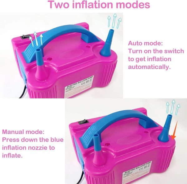 Electric Balloon Pump Portable High Power Air Inflator Wedding Birthday Party