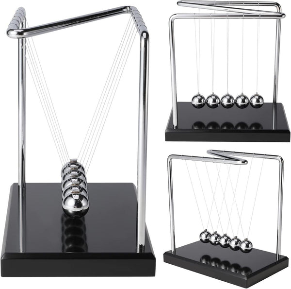 Powerking Newton’s Cradle Desk Toy - Balance Ball Swing Magnetic Decor