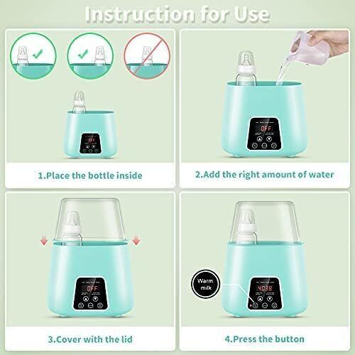 Baby Food Bottle Warmer, Multifunction Electric Milk Sterilizer & Defrosting