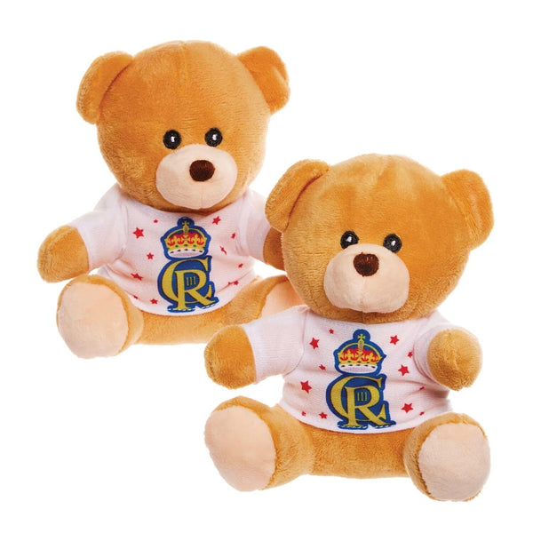 Baker Ross Kings Coronation Teddy Bear, Commemorative Soft Toy Keepsake