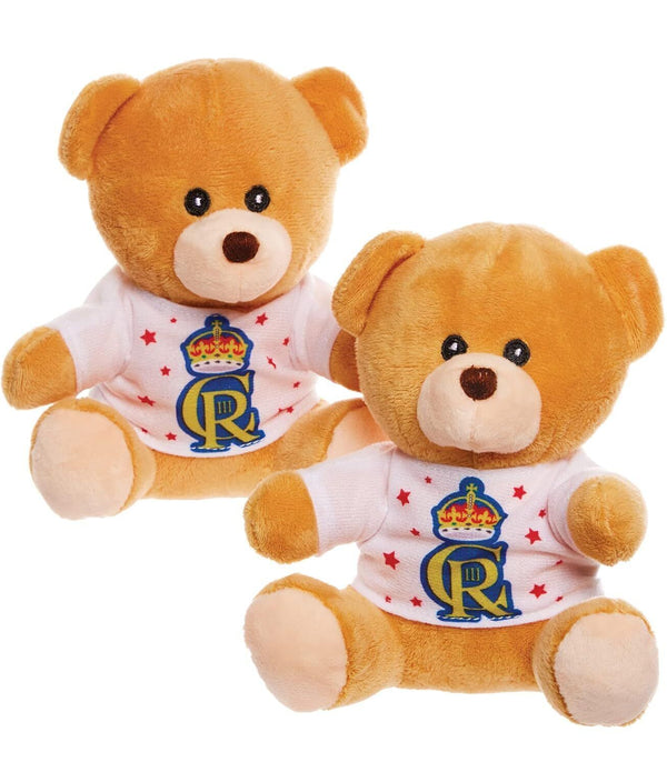 Baker Ross Kings Coronation Teddy Bear, Commemorative Soft Toy Keepsake