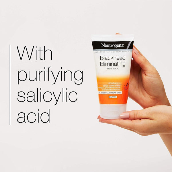 Neutrogena Blackhead Eliminating Scrub 150ml - Pack of 2 Face Exfoliator
