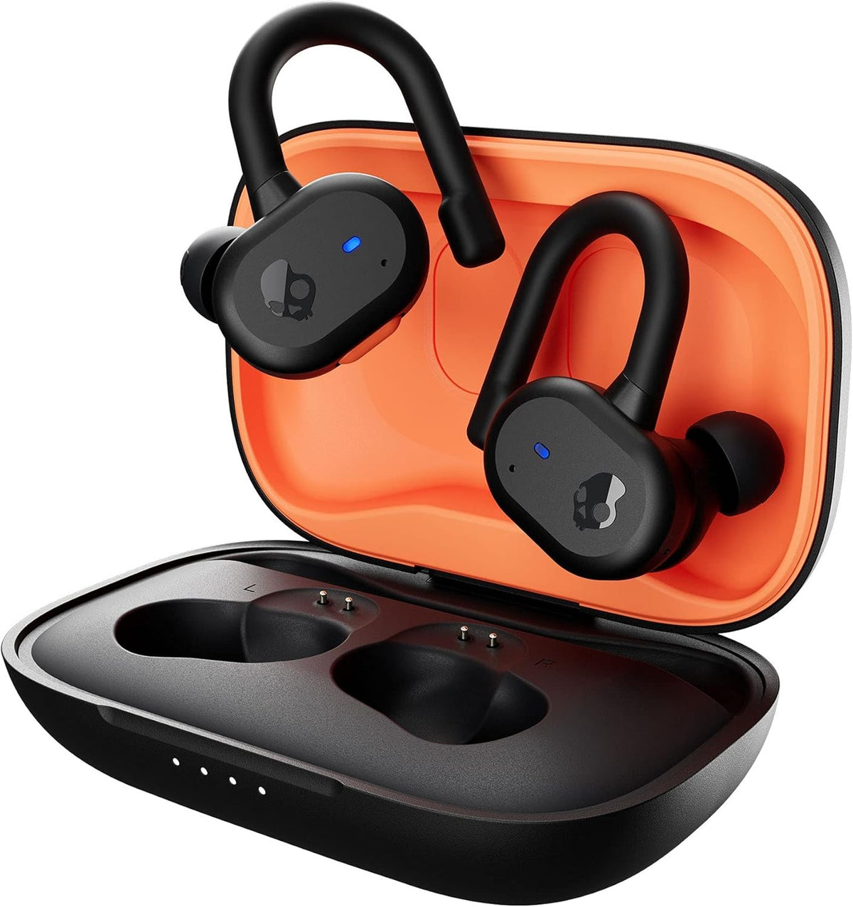 Skullcandy Push Active Wireless Bluetooth Sports Earbuds - True Black & Orange